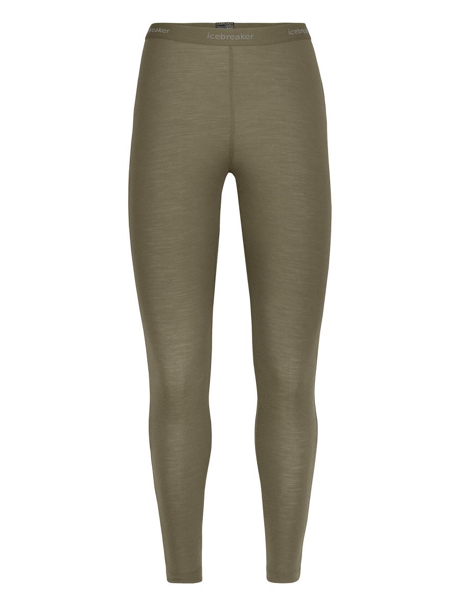 Base Layers Icebreaker Merino 175 Everyday Thermal Leggings Damskie Oliwkowe | PL 1048ILHS